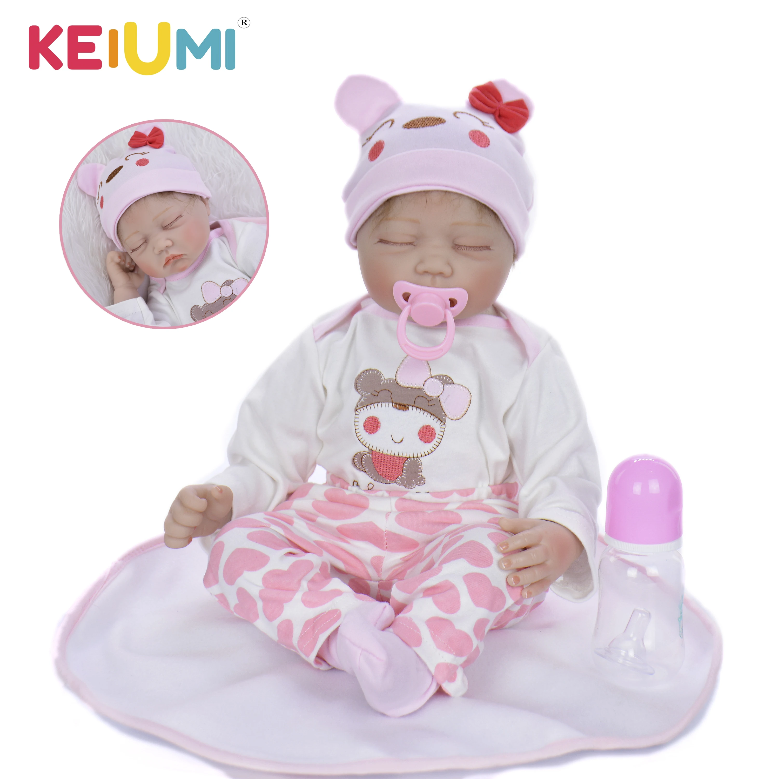 KEIUMI горячая Распродажа кукла для новорожденных Реалистичная укорененная