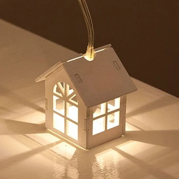

Hot House Shaped Led String Light 1.5M 10LED 3M 20LED Girl's Room Decorative String Lights Wedding Party Xmas Indoor Decoration