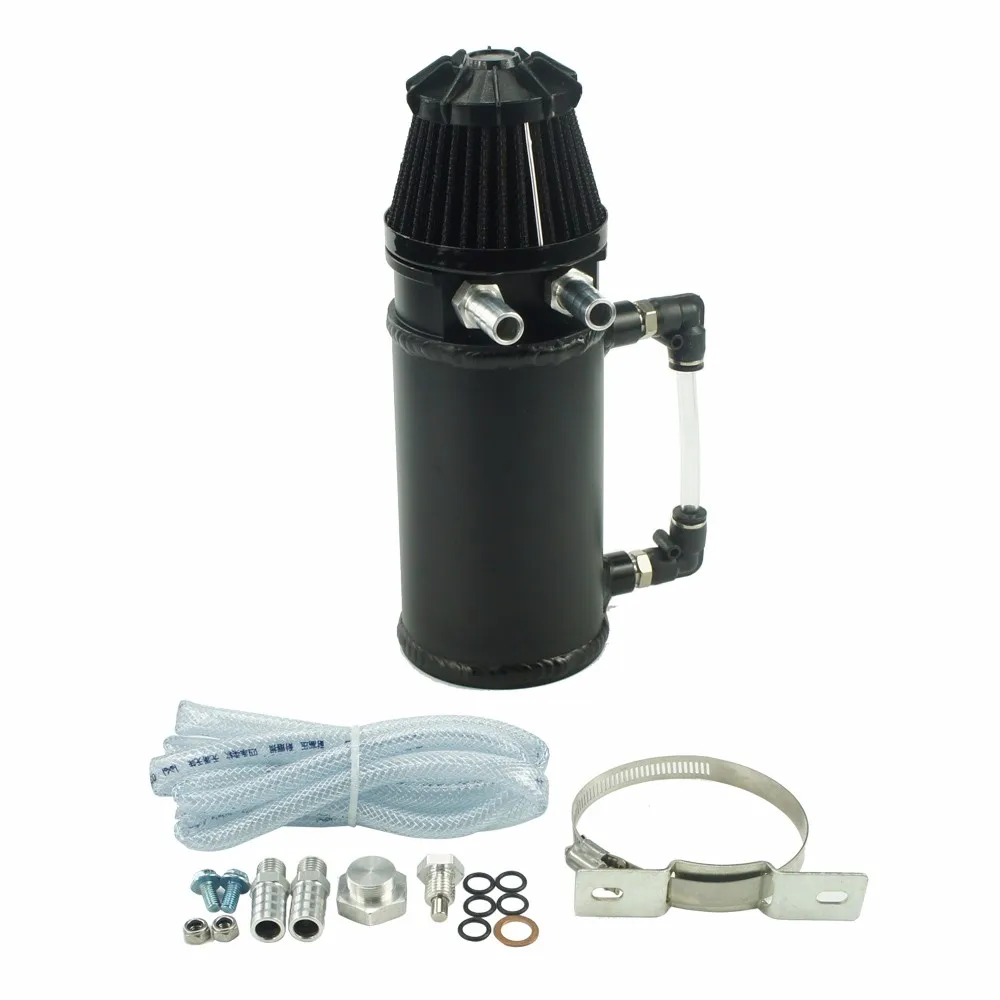 

Oil Catch Tank Racing Oil Tank/Oil Catch Can Polished Oil Reservoir Catch Can Tank With Breather Filter
