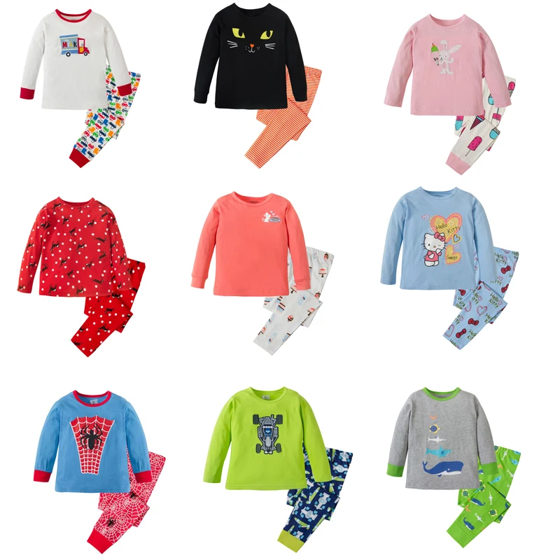 

Children Full Sleeve Cotton Boys and Girls Pajamas Kids High Quality Promotion Pijamas Kids Infantil Unicorn Pyjamas Kids Boys