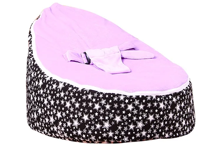 Levmoon звезда средняя кресло мешок детская кровать для сна Портативный складной детского сиденья Диван Zac без наполнителя