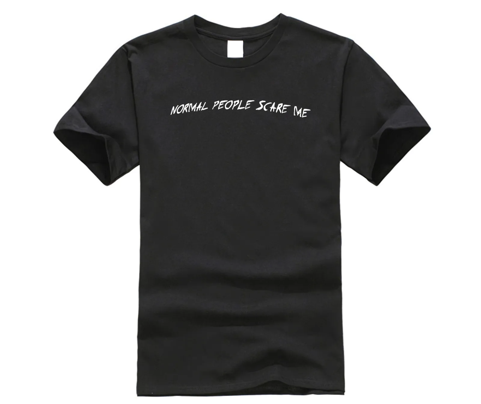 

American Horror Story T Shirt NORMAL PEOPLE SCARE ME T-Shirt Basic Tee Shirt 100 Cotton Oversized Short-Sleeve Tshirt