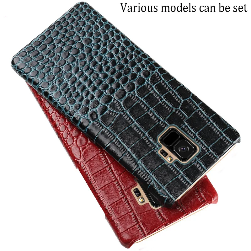 

Genuine Leather luxurious Half pack protective case for Sony Xperia X Xperia XA2 XZ1 Premium XA1 Plus XZ2 Crocodile phone case