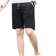 4XL мужские летние повседневные шорты Модные свободные дышащие шорты с эластичной резинкой на талии hombre пляжные спортивные шорты chort homme Большие размеры