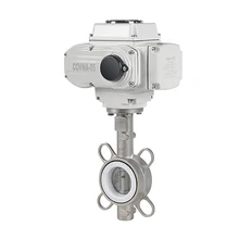 DN50 2 дюймов на включение/выключение Тип электродвигателя управляемый Дроссельный клапан mororized полный шариковый клапан скважины SS304 Нержавеющая сталь бабочка