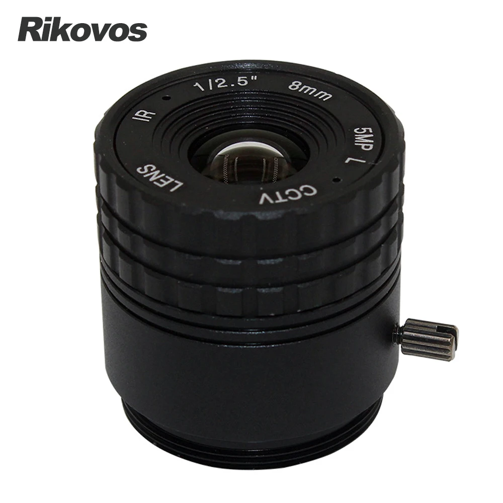 

HD CCTV Lens 8MM CS mount 5 Mega Pixel F1.4 1/2.5 43 degree for security cameras