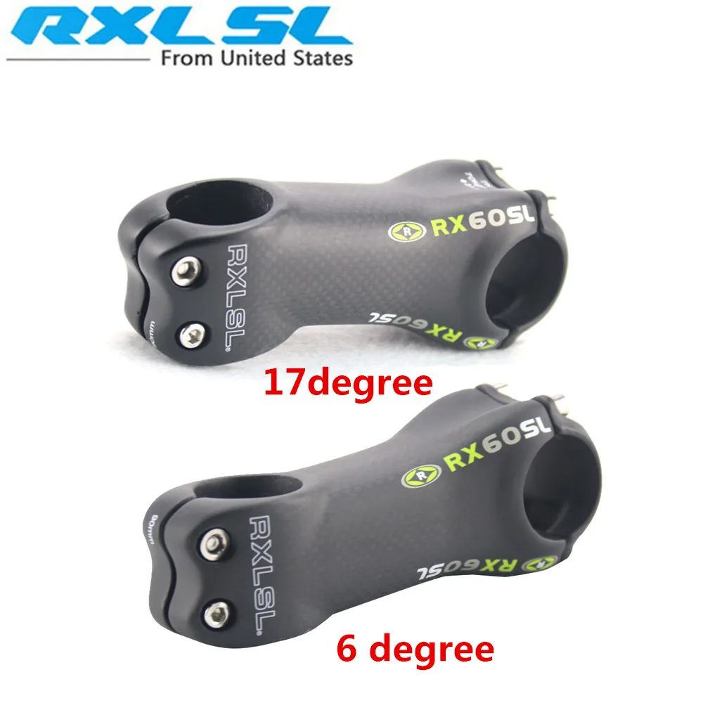 RXL SL Carbon Stem Bicycle Stem Handlebar Stems 6//17 Degree 3K//UD Matte//Glossy Road MTB Mountain Bike Stems