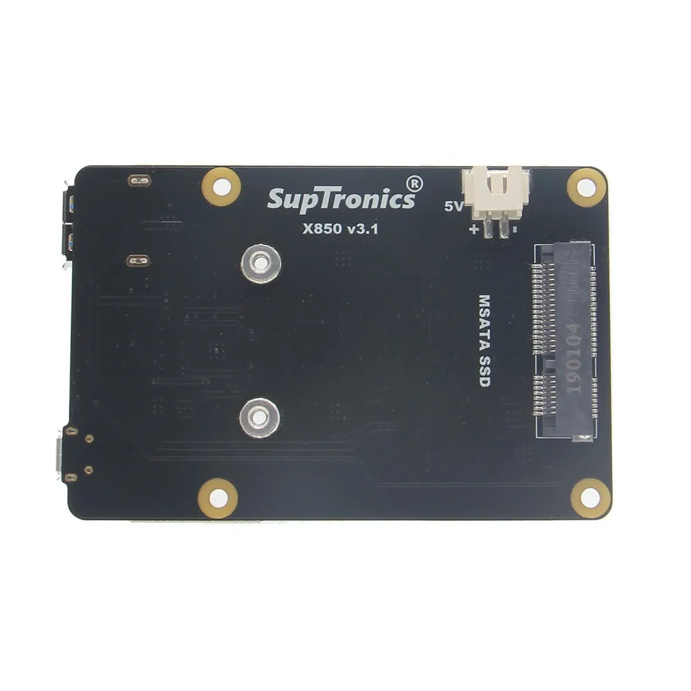  Raspberry Pi mSATA SSD Lagerung Expansion Board X850 V3.1 USB 3.0 Extansion Board Modul für Raspber