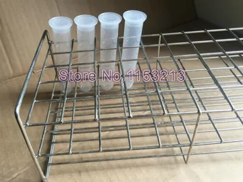 

24mm*100-holes Professional Test Tube Rack Wire Stainless Steel test tube stand frame Suitable for tube 23mm/24mm/25mm/25.5mm