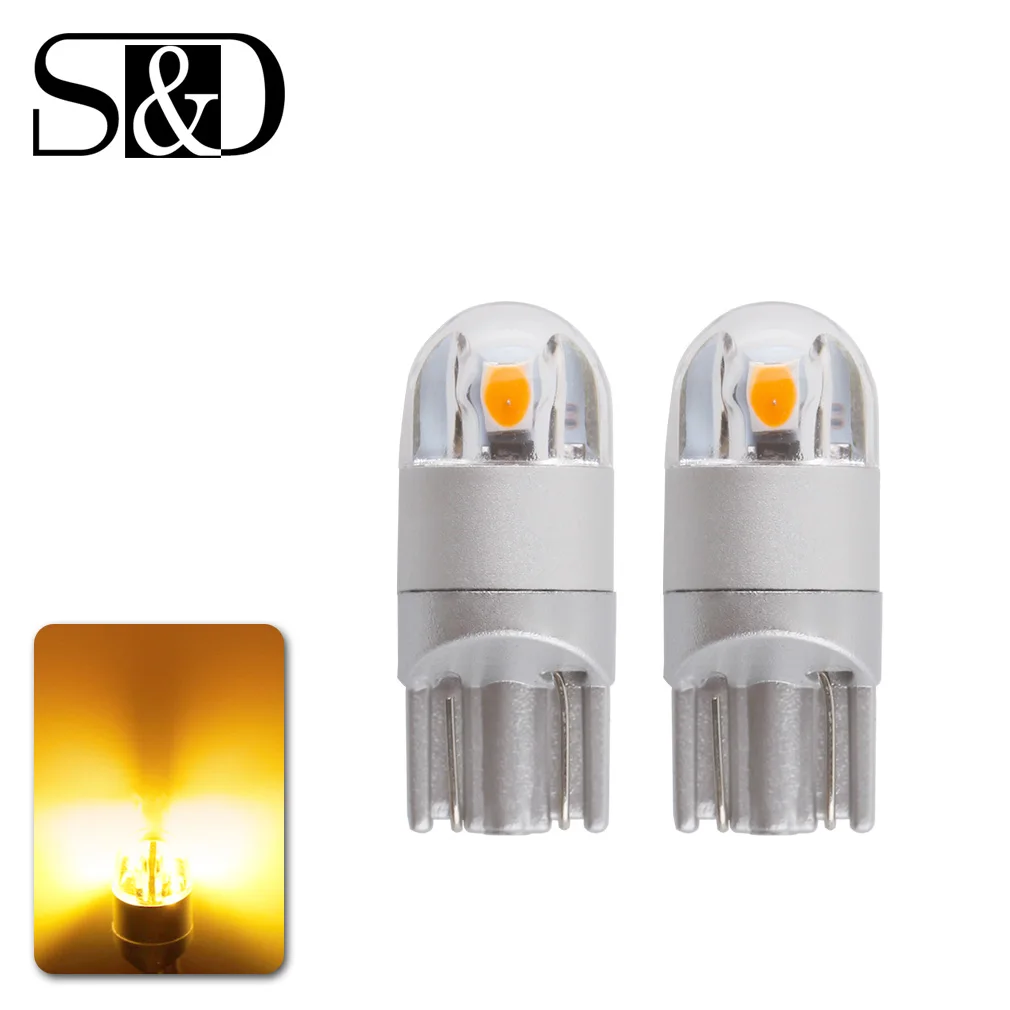 4pcs T10 W5W LED Car Bulbs 3030 Chips 194 168 501 Clearance Lights