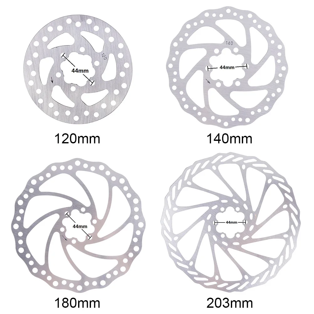 

Mountain Bike Rotor Disc Brakes Stainless Steel Parts 120 140 180 203mm Road Bicycle FH99
