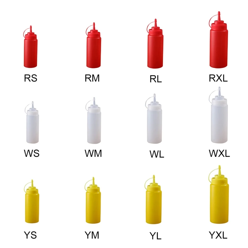 650 мл пластиковая портативная бутылка для соуса, масляный горшок, бытовой джем, томатный соус, салатник, выдавливаемые красные бутылки, кухонные принадлежности