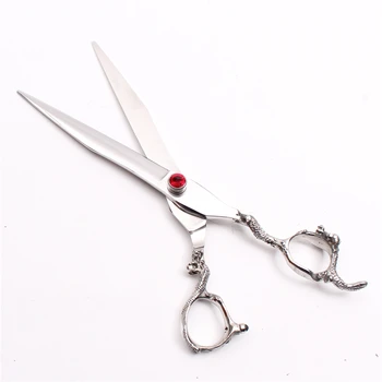

C9101 8.0" Japan 440C Professional Human Hair Shears or Pets Dogs Grooming Shears Cutting Shears Styling Tool Dragon Handle DIY