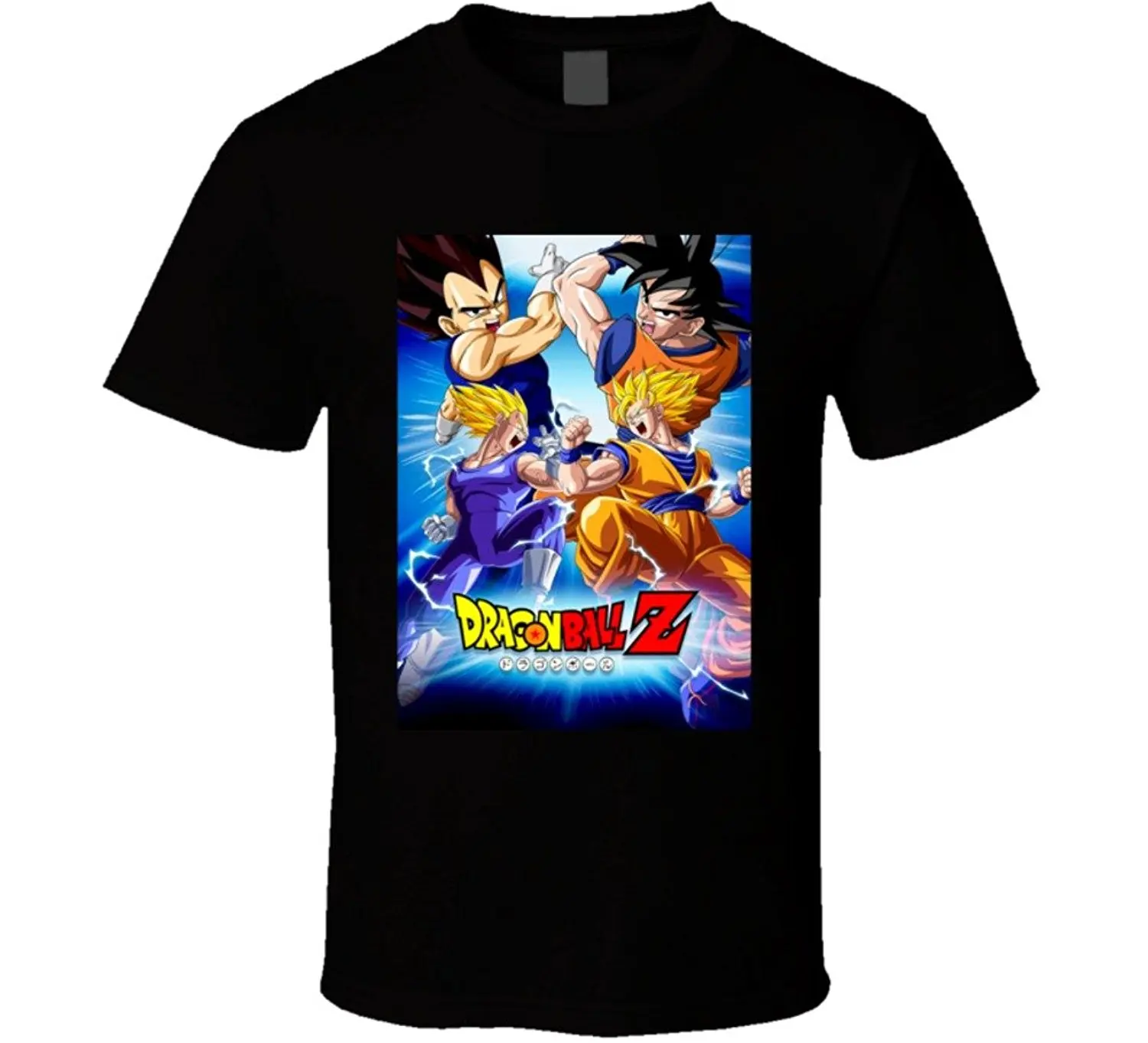 Dragon Ball Z Аниме ТВ Показать Плакат вентилятор Футболка|Футболки| |