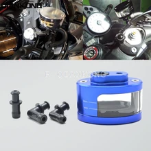R QIANKONG алюминиевый Универсальный мотоцикл жидкость резервуар масло чашки для Kawasaki ZX6R ZX7R ZX10R ZX9R ZX14R NINJA650R