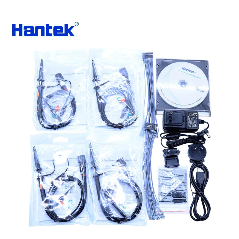 USB осциллограф Hantek DSO3000A 4 канала 100 250 МГц генератор сигналов 1 Гвыб/с для ПК 16