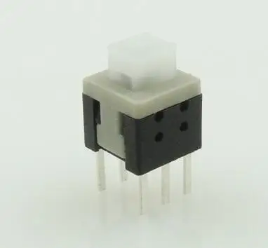 

20pcs/lot 5.8x5.8 mm 5.8 * 5.8 mm self locking switch button dip switch 6 pins touch button key switch attacked