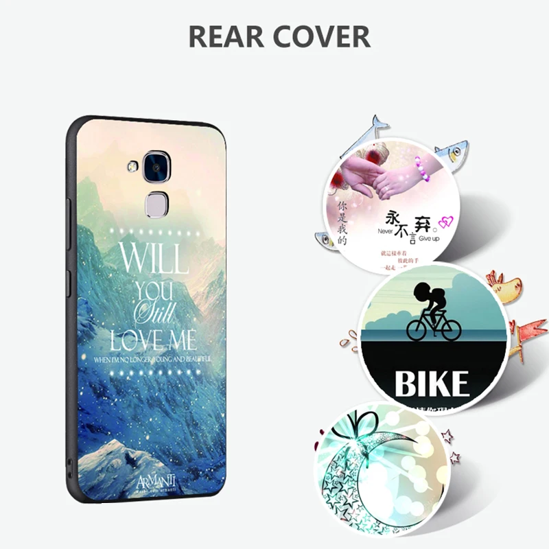 Huawei honor 5c Case Original Cover for Huawei honor 5c Bag Case Cover Skin Wolf Fish Skull honor 5c Fundas 100% BiNFUL 3