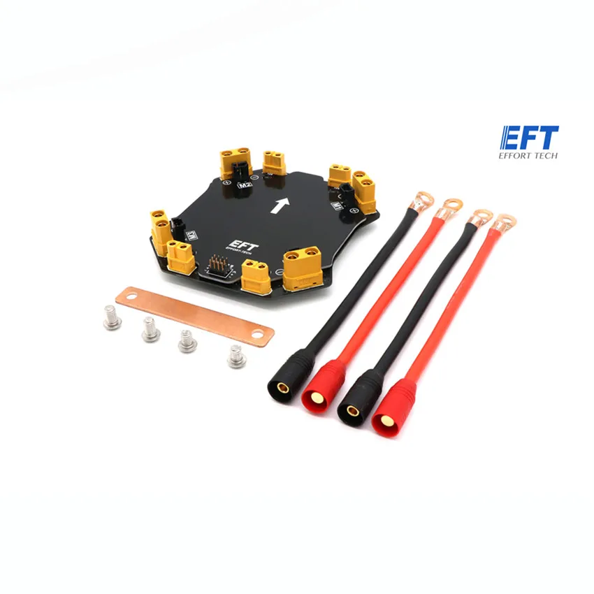 EFT E410 Rack Distribution Board High Current V4 Distributing Module w/ AS150 Plugs For DIY Agriculture Plant Protection Drone
