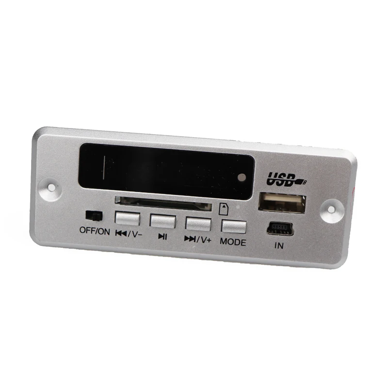 Bluetooth 5 0 MP3 декодер плата модуль 12 в беспроводной Автомобильный USB плеер TF слот для