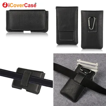 

Universal Leather Belt Wallet Cases For Samsung Galaxy A3 A7 A5 2017 A6 A8 2018 Case Cover Mobile Waist Bag Pouch Holster Coque