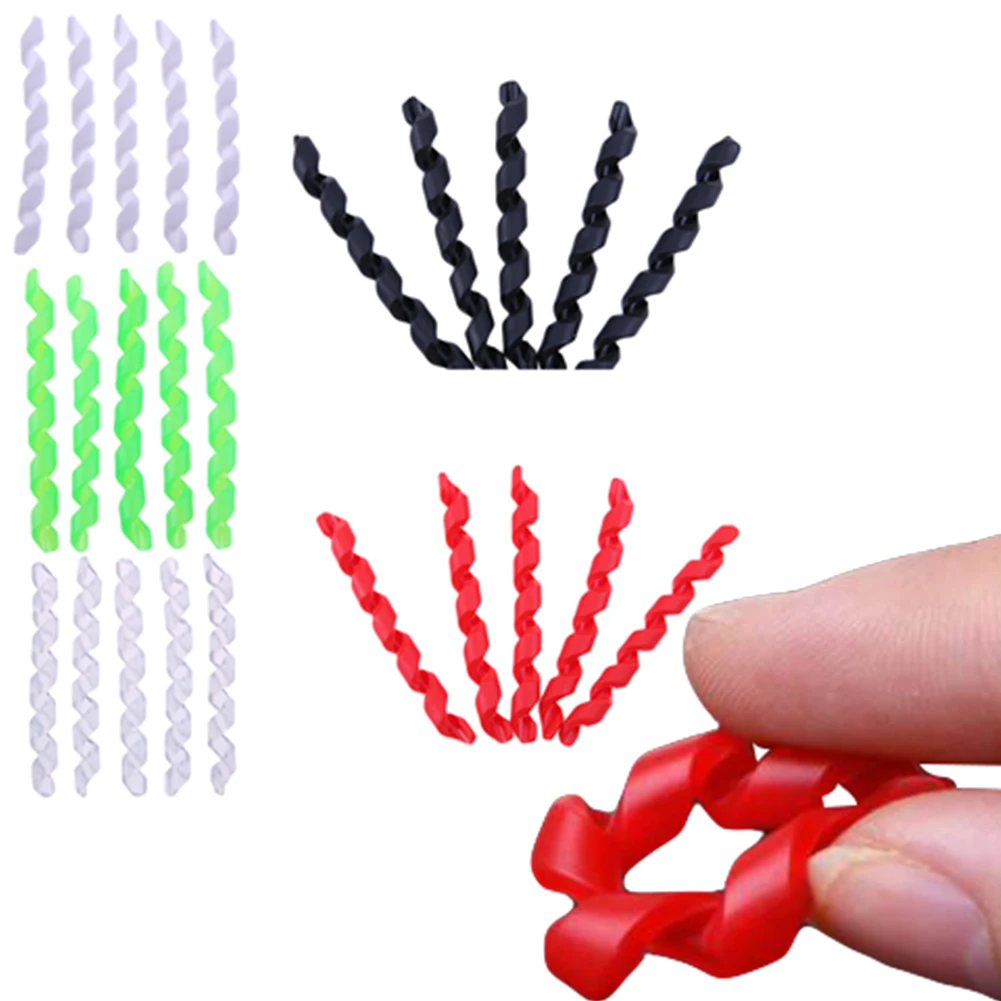 

5Pcs/Set Bicycle Brake Cable Housing Protector TPR Anti-friction Bike Frame Guard Cycling Line Pipe Wrap Spiral Screw Sleeves
