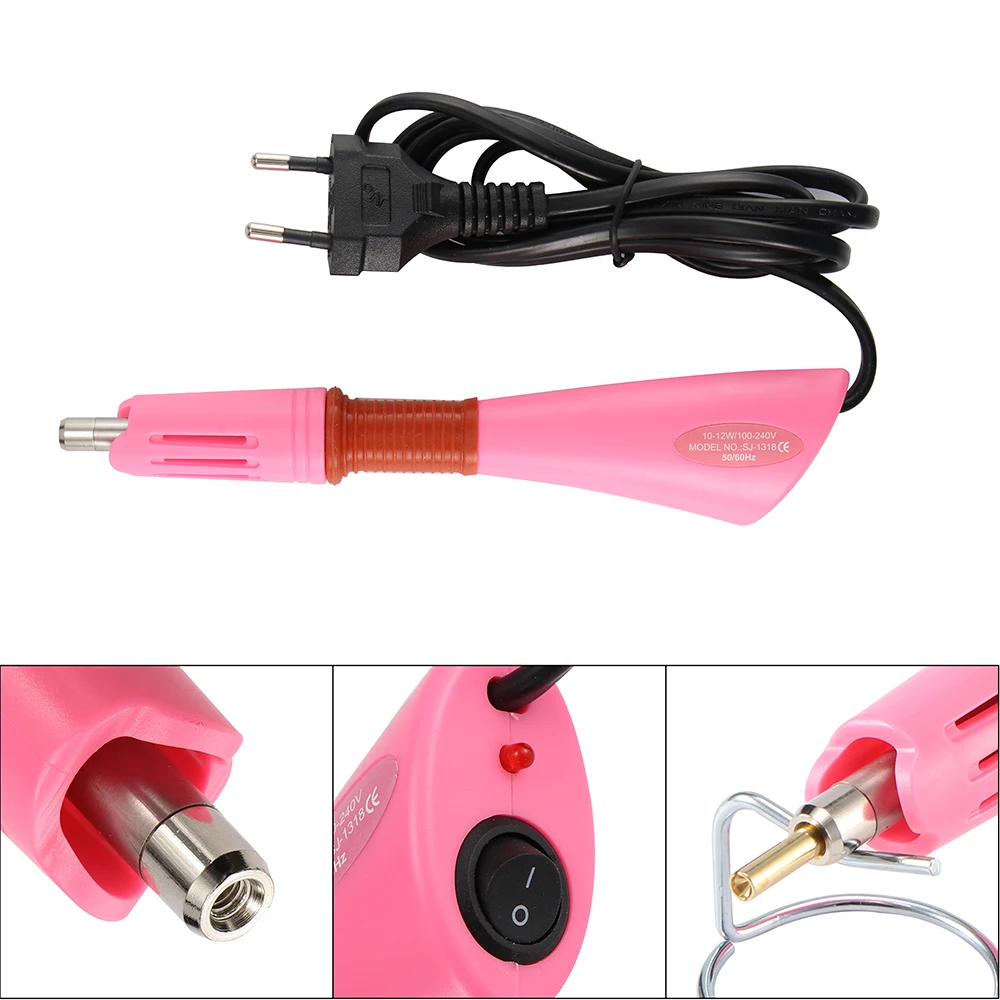 

Fast Heated Hotfix Applicator Rhinestones Hot Fix Iron-On Wand Tool For Clothes Garment Crystal Stone DIY Gun