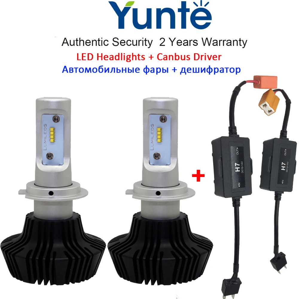 

H1 H3 H7 Car LED Headlight Bulb Canbus No Error Canceller Decoder 9005 9006 9004 9007 H8 H11 H4 LED Headlight Canbus Kit