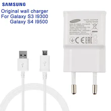 Samsung Оригинальное Зарядное стены Зарядное устройство для зарядки для samsung GALAXY S5 S4 I889 I9220 G850 C1116 G355 G7200 S3 J700F A9 G5308W G530