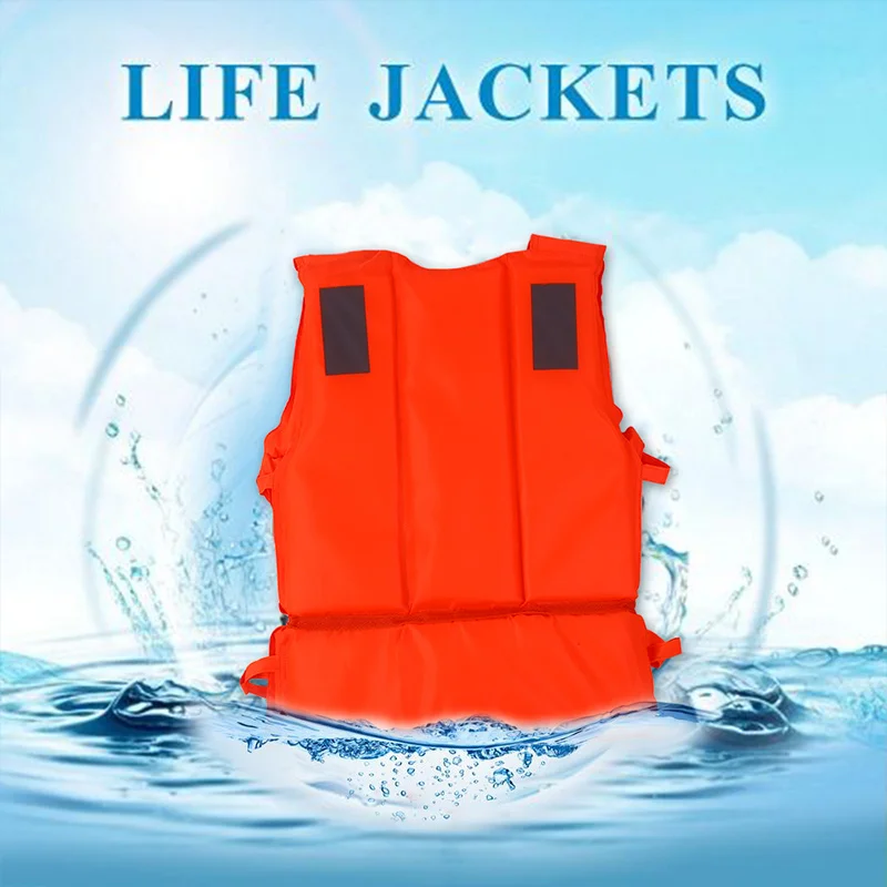 

SWIMMING LIFE JACKET Kids First-Aid Convenient Life Jackets Drift Oxford Cloth Life Vest Reflective Stripe