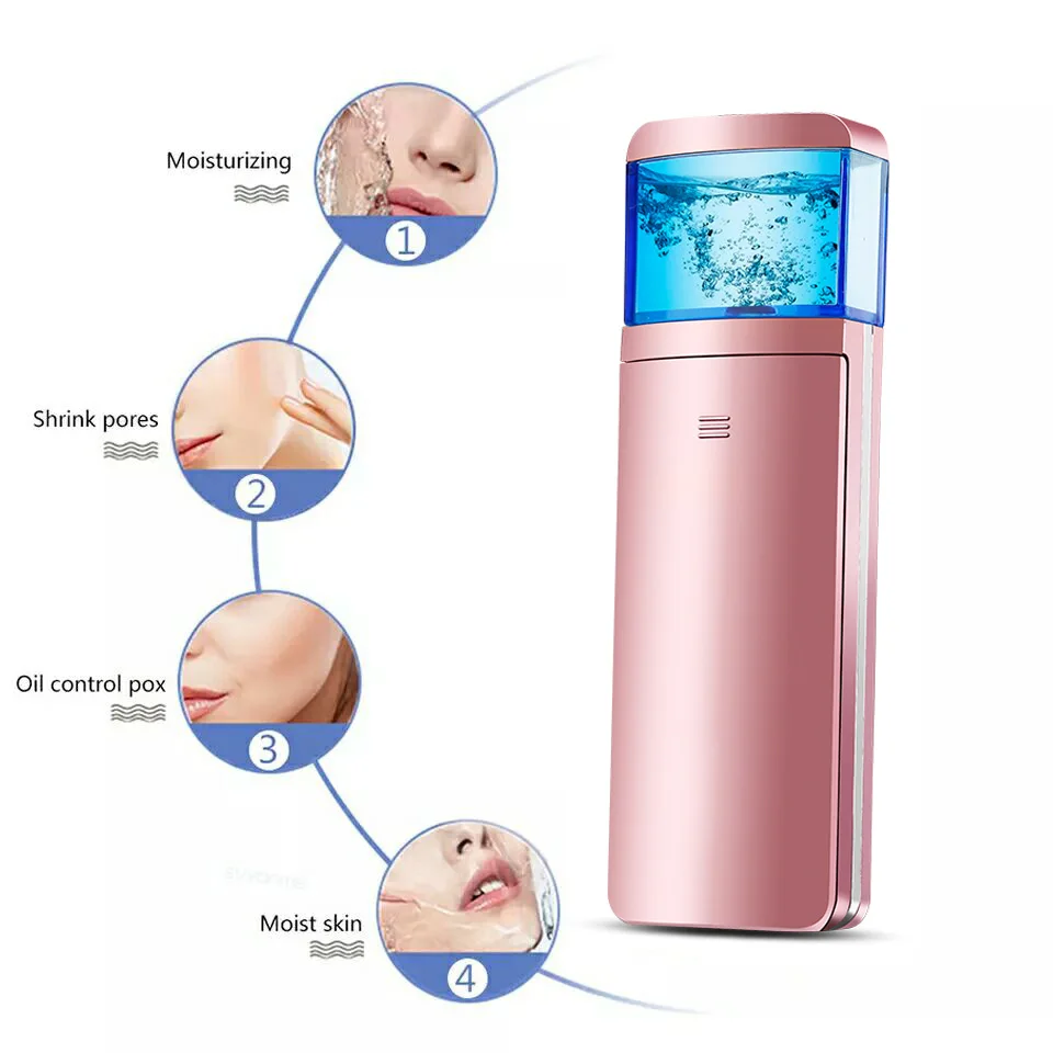 Hidrospa Mini USB ultrasónico cara fría belleza Nano niebla atomización aerosol nanoescala agua vap