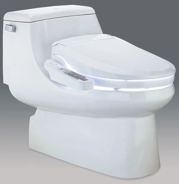 BLOOMING BIDET ELONGATED 1163 Side Panel Control Electronic Toilet Seat LED New (1)