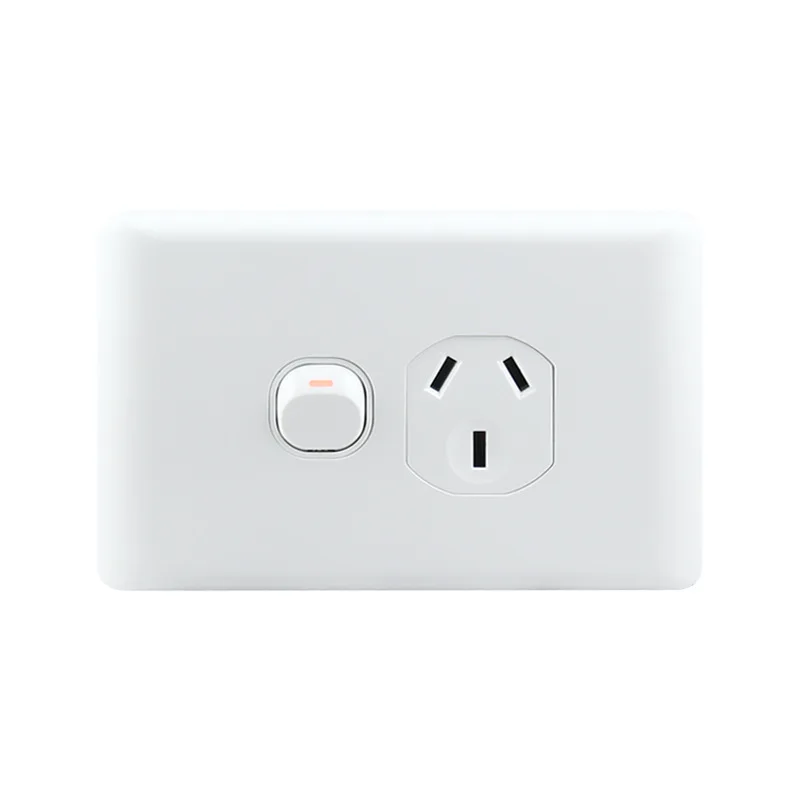 

Australian Wall Power Switch `Plug Socket Outlet Australia SAA 10A Socket,New Zealand,115x73,PC Panel