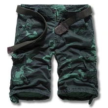 Повседневные мужские шорты Карго, Новое поступление, Топ Дизайн, камуфляж, мужские шорты, верхняя одежда, летняя,, качественная хлопковая брендовая одежда