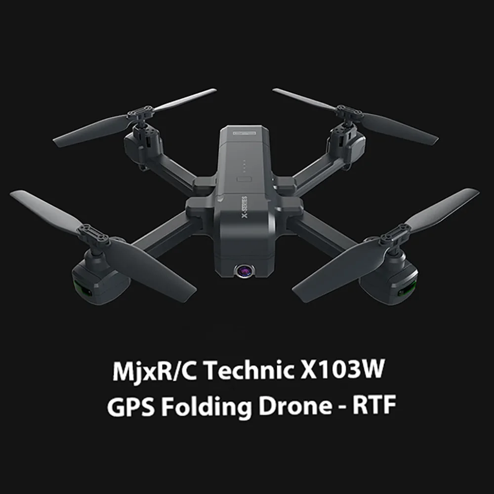 Оригинал MJX X103W RC Drone 2 4G складной gps 5G wifi FPV с 2K HD камерой Безголовый режим