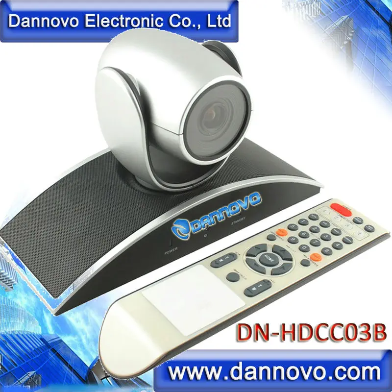 DANNOVO واسعة زاوية HD USB PTZ Webconferencing كاميرا ، 3x زووم بصري ، دعم سكايب ، MSN ، Lync ، مماثلة إلى بوليكوم EagleEye كاميرا
