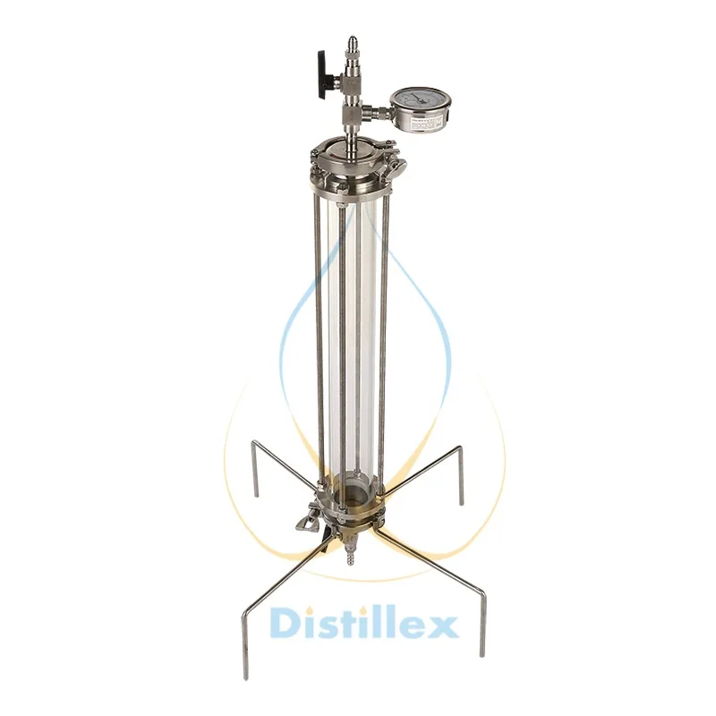 90 г Закрытая стеклянная колонна под давлением экстракторы, экстрактор bho комплект. Вытяжка 304 из нержавеющей стали