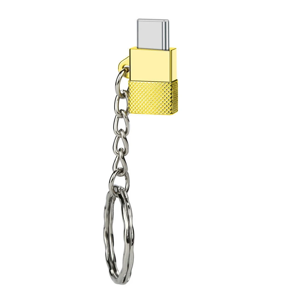 Мини-смартфон Micro USB порт для type-c порт адаптер портативный цинк конвертер сплавов брелок - Color: NO.2