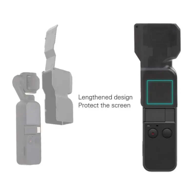 Объектив камеры Защитная крышка для DJI Osmo Карманный пластиковый чехол капот Gumbal протектор для DJI Osmo карманные аксессуары