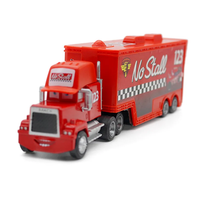 Disney Pixar Cars Lightning Mcqueen Jackson Storm No.123 No Stall Mack Uncle Truck игрушки из металлических сплавов