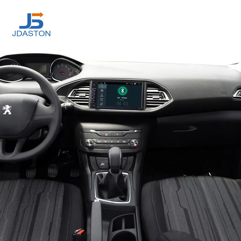 Автомобильный DVD плеер JDASTON Android 10 для Peugeot 308/308s 2013 2014 2015 2016 2017 GPS навигация 1Din