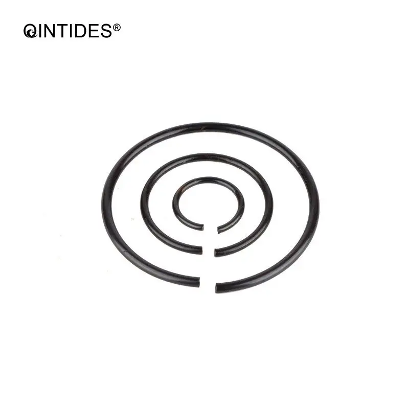 QINTIDES M4 M48 Round wire snap rings for shafts Shaft steel wire ring