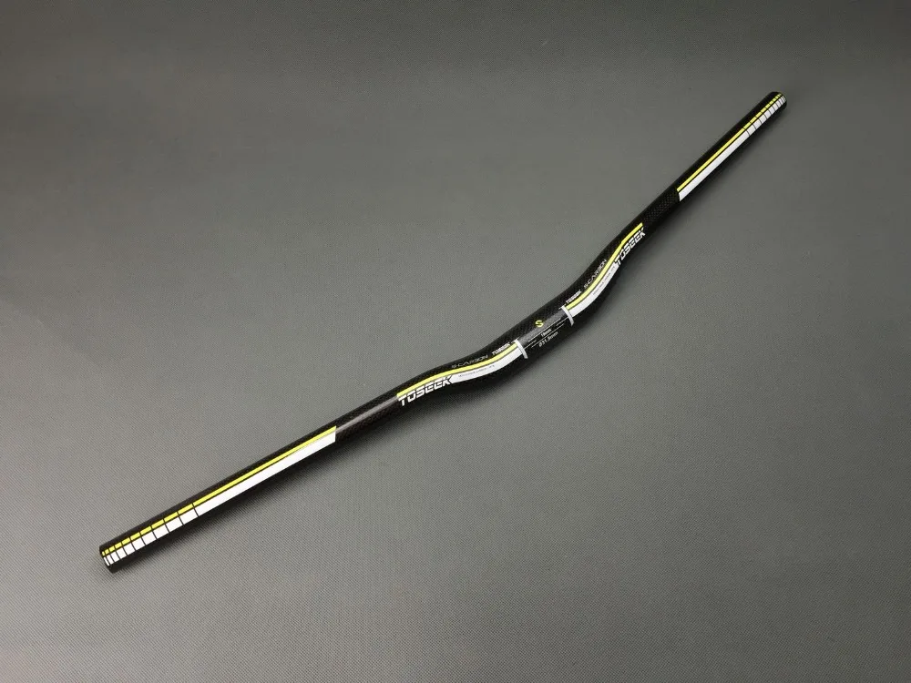 TOSEEK MTB bicycle handlebar Carbon Fibre riser handlebar bike accessories bicycle parts 620/640