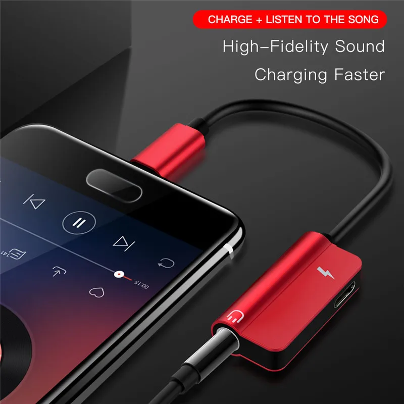 USB C Cable 2 in 1 Type-C 3.5mm Jack Audio Converter Headphone adapter Cable for Huawei mate 10 P20 pro Xiaomi Mi 6 8 USB C Cable 2 in 1 Type-C 3.5mm Jack Audio Converter Headphone adapter Cable for Huawei mate 10 P20 pro Xiaomi Mi 6 8