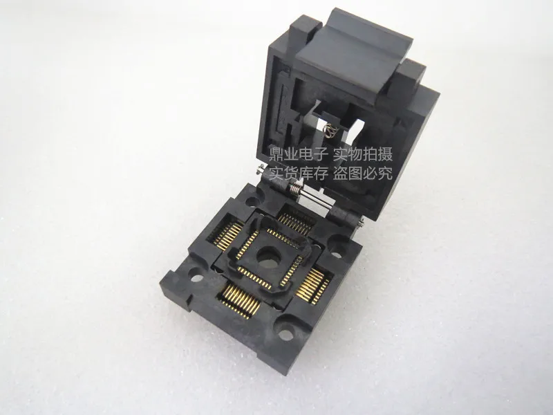 Раскладушка FPQ-32-0.8-01 TQFP32 LQFP32 QFP32 IC Сжигание сиденье адаптер Тесты ing сиденье Тесты гнездо Тесты скамья