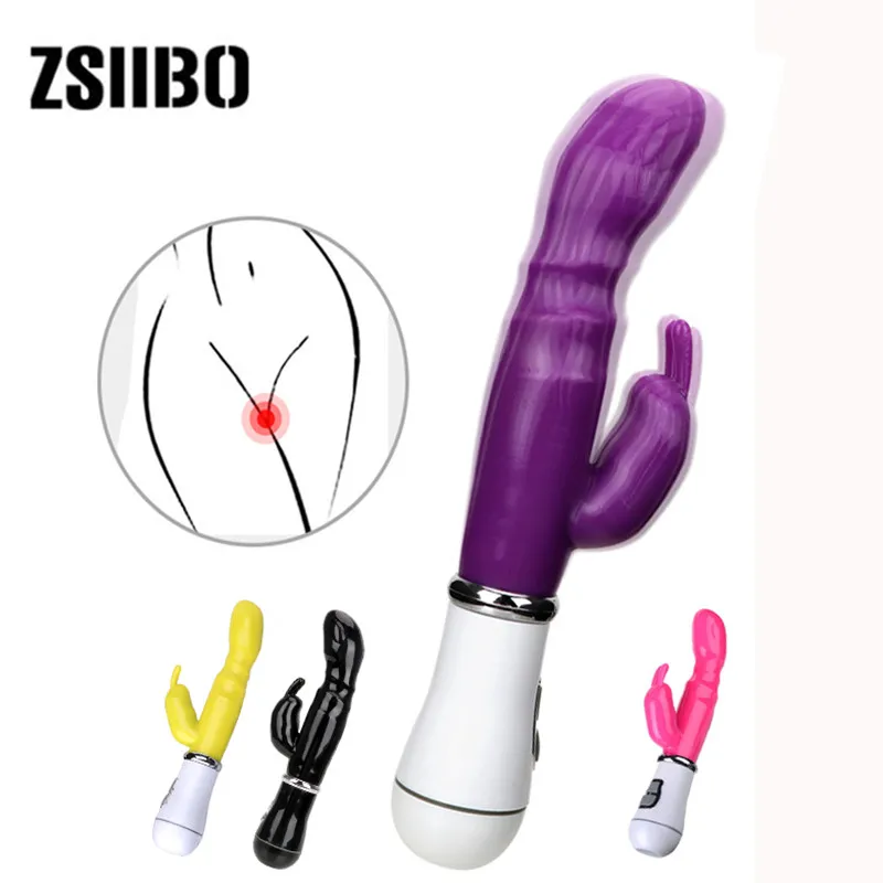 Sex Toys For Women Vibrating spear Female Masturbator Stimulation of vulva Double vibration massage Anal vagina butt plug