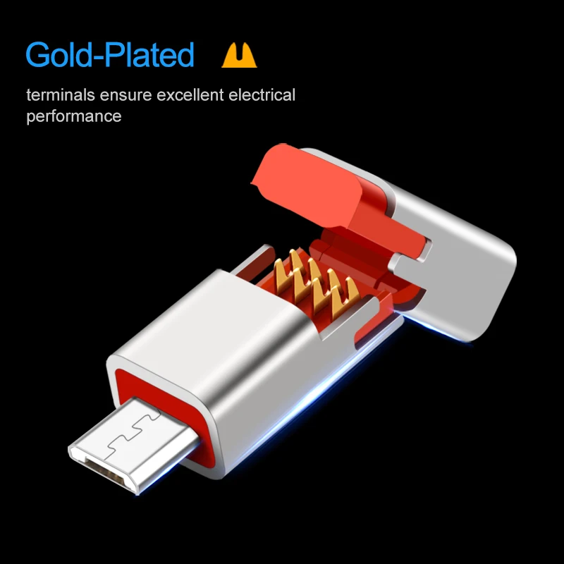 Elough renovar Cable Micro USB para Samsung Xiaomi Android rápido de carga de datos USB cargador de teléfono Microusb renovables DIY USB Cable