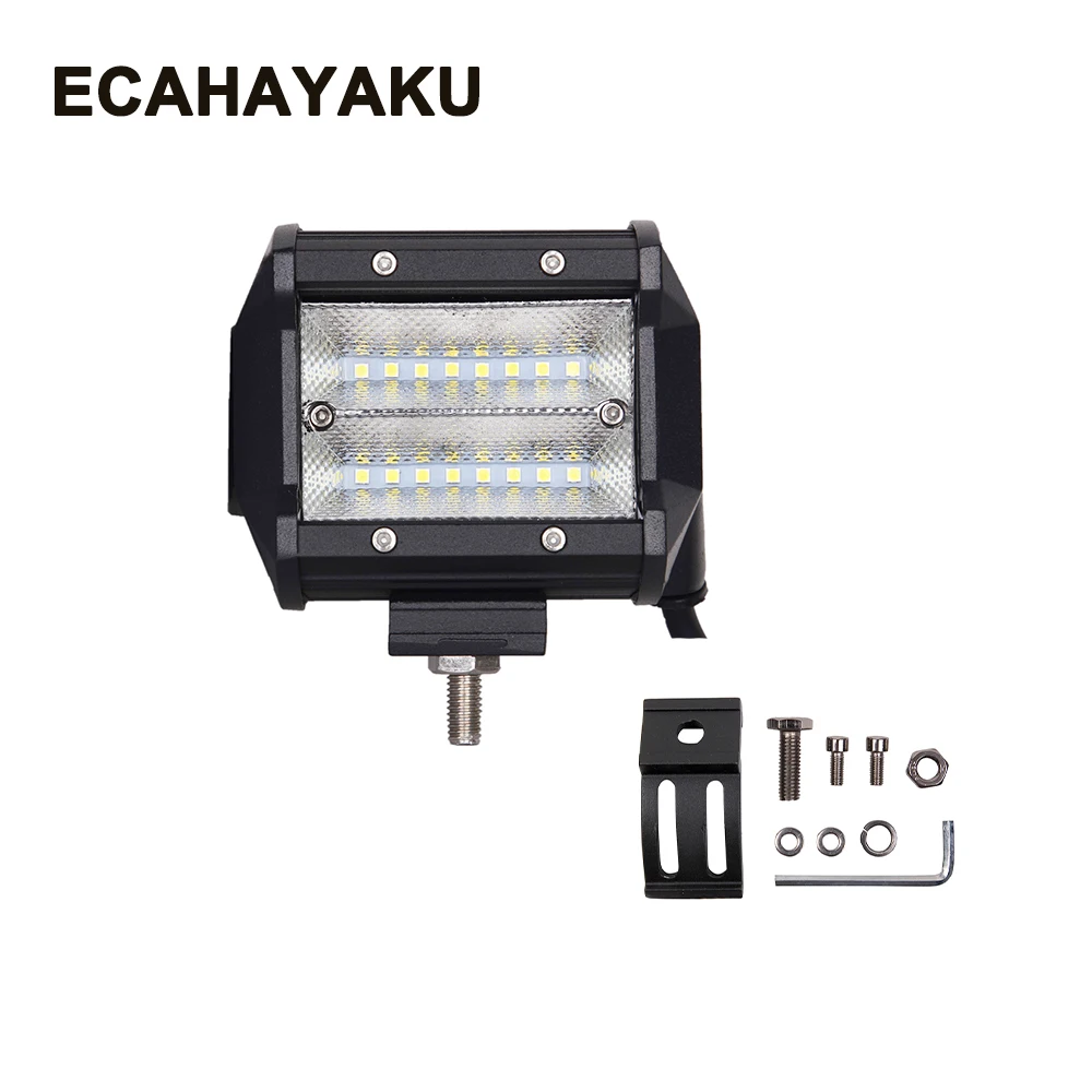 ECAHAYAKU 2x4 дюйма 48 Вт светодиодный Светодиодный светильник бар для индикаторов