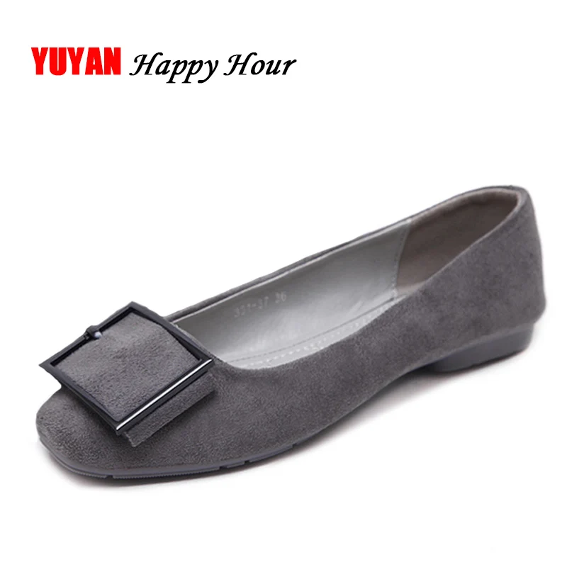 

New 2019 Fashion Flats Shoes Women Round toe Flat Heel Brand Footwear Women's Flats Ladies Brand Shoes ZH2699
