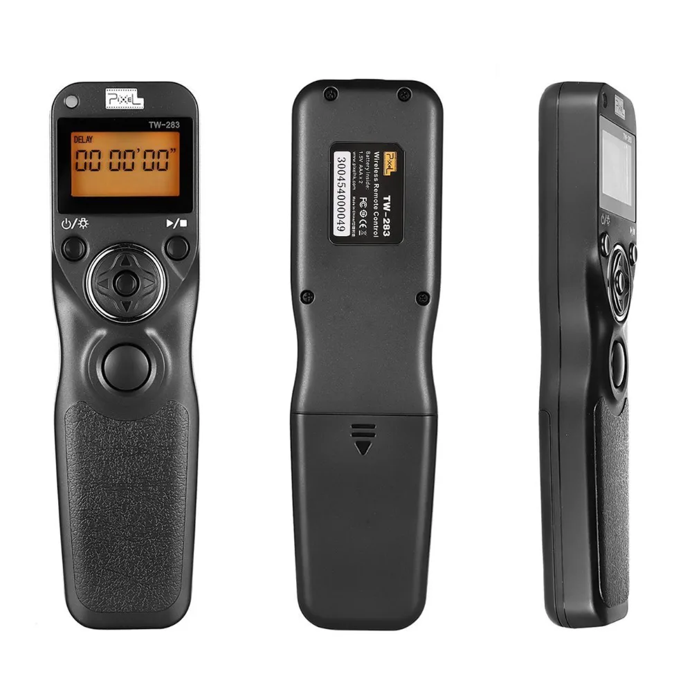 PIXEL TW-283 N3 Wireless Timer Shutter Release Remote Control For Canon EOS 7D/6D/5D series/1D series/50D/40D/30D/20D/10D camera remote shutter button camera remote shutter release